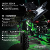 Xprite 8PC Z-Force Remote Control RGB LED Rock Lights