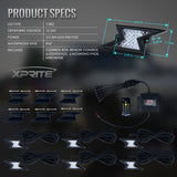 Xprite 6PC Z-Force Remote Control RGB LED Rock Lights