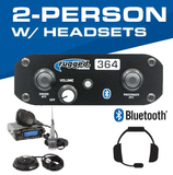 364 Communication Intercom Kit with M1 RACE SERIES Waterproof Mobile Radio
