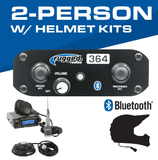 364 Communication Intercom Kit with M1 RACE SERIES Waterproof Mobile Radio