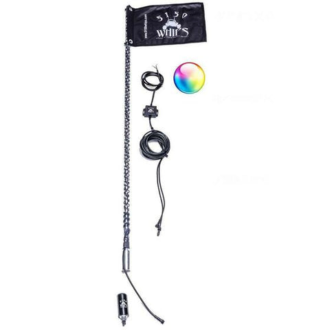 4 Foot Trail 187 Whip W/Bluetooth W/Magnetic Base (Single)