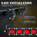 Xprite RX Series 36" G7 Offroad Rear Chase LED Lightbar - RYWWYR