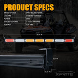 Xprite LZ Series 30" Offroad Rear Chase COB LED Strobe Light Bar - RBYBR