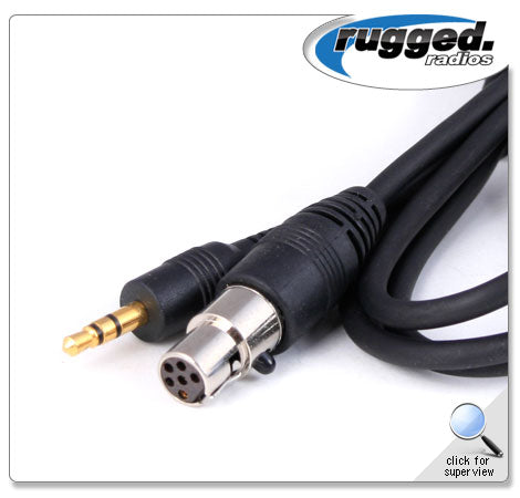 Intercom 6 Pin Rear Port Music Cable