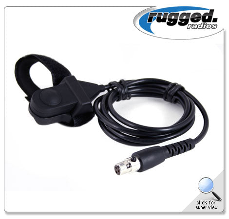 Waterproof Velcro PTT with Straight Cord. For Intercom