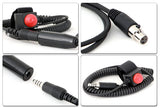Quick Disconnect Velcro Mount PTT Kit with Adapter