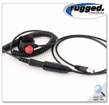 Quick Disconnect Velcro Mount PTT Kit with Adapter