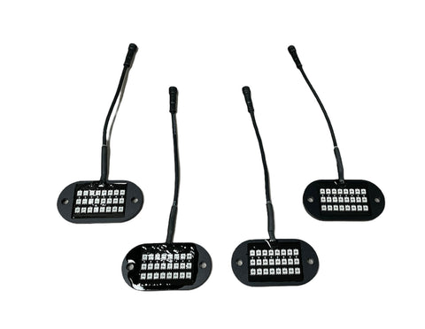 5150 Whips 187 Style Rock Lights 2.0 W/Control Harness