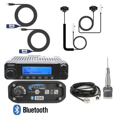 2 Person - BUILDER KIT with RRP696 Gen1 Bluetooth Intercom and M1 Digital Rugged Radio