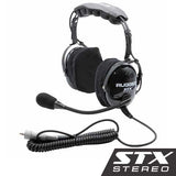 H22 STX STEREO Over The Head (OTH) Headset for Stereo Intercoms - Carbon Fiber