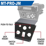 Lower Accessory Panel for Polaris Polaris RZR PRO XP, RZR Turbo R, and RZR PRO R Dash Mount Radio and Intercom