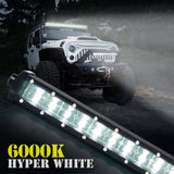 Xprite Aquatic Series 8" Double Row LED Light Bar with Blue Backlight