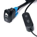 Xprite Wiring Harness with 2 Switches For LED Chase Rear Strobe Light Bars