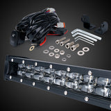 Xprite Aquatic Series 8" Double Row LED Light Bar with Blue Backlight