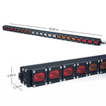 Xprite RX Series 36" G1 Offroad Rear Chase LED Strobe Lightbar - RYBYBR