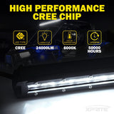 Xprite 50" 240W Ultra Thin Astro Series Flood Beam CREE LED Light Bar