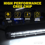 Xprite 44" 210W Ultra Thin Astro Series Flood Beam CREE LED Light Bar