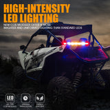 Xprite LZ Series 30" Offroad Rear Chase COB LED Strobe Light Bar - RBYBR