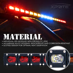 Xprite RX Series 30" G3 Offroad Rear Chase LED Strobe Light bar - RYBYR