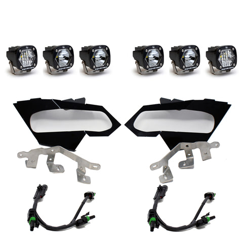 Can-Am X3 Headlight Kit: S1 Spot, S1 Spot, S1 W/C