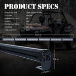 Xprite RZ Series 36" Offroad Rear Chase LED Strobe Lightbar - RYWWYR