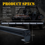 Xprite RZ Series 36" Offroad Rear Chase LED Strobe Lightbar - RYGYGR