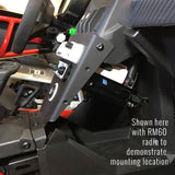 Intercom and RM25R-WP Waterproof Radio Mount for Can-Am X3