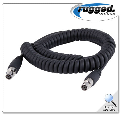 Headset Direct to Intercom Coil Cord