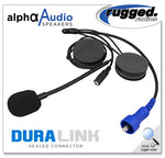 Alpha Audio Offroad Helmet Kit with 3.5mm Ear Bud Jack