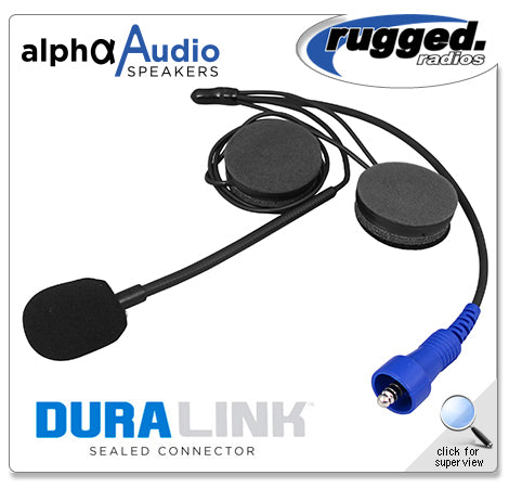 Alpha Audio Offroad Helmet Kit