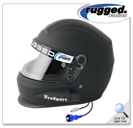 Pyrotect 'Pro Sport' Side Air Helmet with Wired Helmet Kit