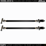 Polaris RZR XP1000 / Turbo Chromoly Heavy Duty Tie Rods (w/ Clevis) 2014-2019