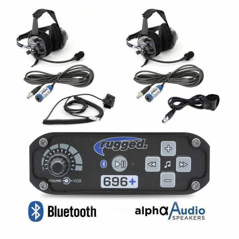 2 Person - RRP696 PLUS Bluetooth Intercom System with Ultimate Headsets