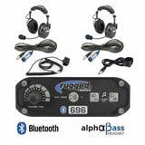2 Person - RRP696 Gen1 Bluetooth Intercom System with AlphaBass Headsets