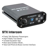 2 Person - STX STEREO Complete Communication Intercom System - with STX STEREO AlphaBass Headsets