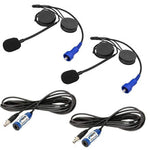 2 Person - 364 Communication Intercom System with Helmet Kits