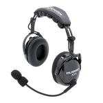 AlphaBass STX STEREO Over The Head (OTH) Headset for Stereo Intercoms - Carbon Fiber