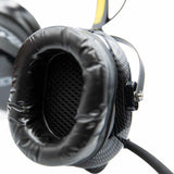 H22 STX STEREO Over The Head (OTH) Headset for Stereo Intercoms - Carbon Fiber