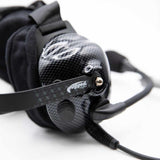 H42 STX STEREO Behind The Head (BTH) Headset for Stereo Intercoms - Carbon Fiber