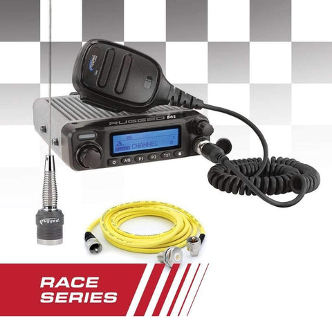 Rugged M1 RACE SERIES Waterproof Mobile with Antenna - Digital and Analog
