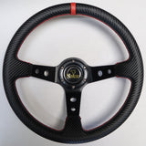 UTV Wolfpack Steering Wheel Carbon Fiber Deep Dish